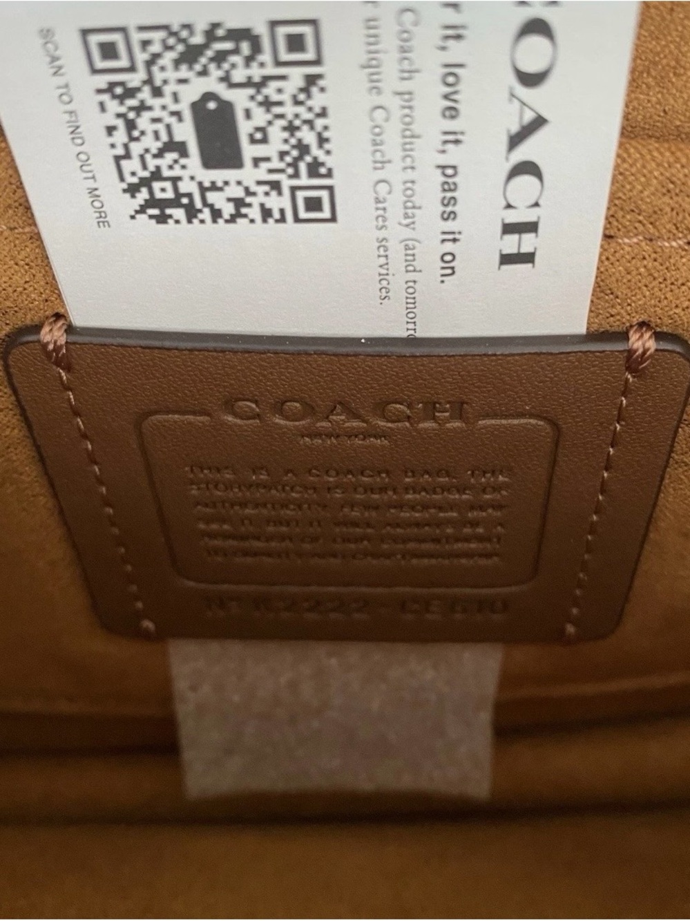 NWT Coach Klare Crossbody Bag With Heart Cherry Print - Picture 6 of 7
